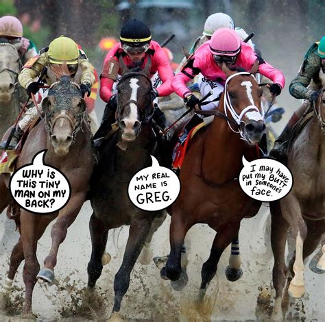 horse race meme.